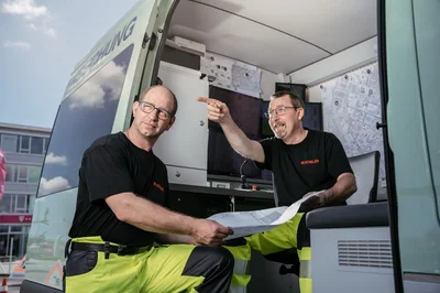 Betonblock Systeme für Stützwände und Fahrwegtrennung